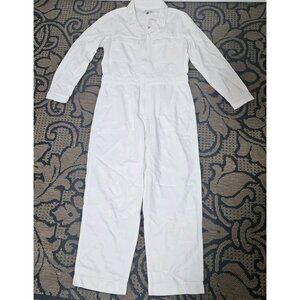Women’s Madewell Denim Utility Coveralls Jumpsuit $178 SOLD OUT Vintage Ivory NS